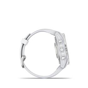 Chytré hodinky Garmin epix Pro (Gen 2) Glass - 42 mm - Silver / Whitestone Silicone Band + Topo Czech PRO voucher 
