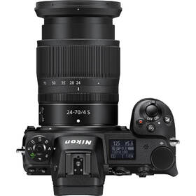 Digitální fotoaparát Nikon Z6 + 24-70 + adaptér bajonetu FTZ + 64 GB XQD karta černá barva
