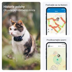 GPS lokátor Tractive CAT Mini modrá barva
