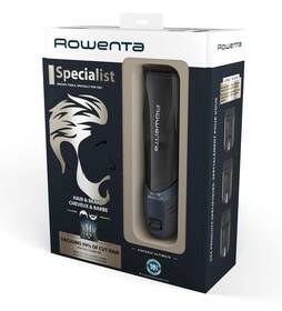 Zastřihovač vlasů Rowenta Airforce Ultimate Specialist TN9320F0 modrá barva
