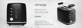 Opékač topinek Concept TE2064 černá barva

