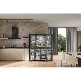 Americká lednice Whirlpool WQ9I FO2BX EF černá barva
