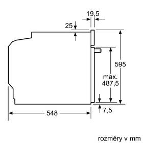 Trouba Bosch HQG572EB3 pyrolýza černá barva
