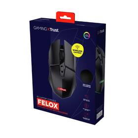 Myš Trust GXT 112 Felox + podložka pod myš černá barva

