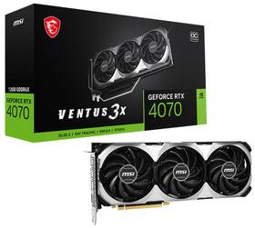 Grafická karta MSI GeForce RTX 4070 Ventus 3X 12G OC 
