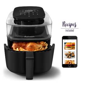 Fritéza horkovzdušná Rohnson R-2838 SmartChef Wi-Fi 5,5 l černá barva
