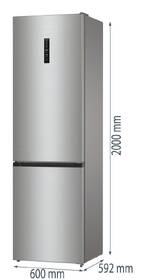 Chladnička s mrazničkou Gorenje NRK620CA2XL4 nerez
