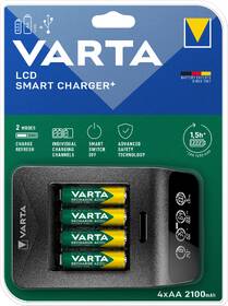 Nabíječka Varta LCD Smart Charger+ 4x AA 2100mAh 
