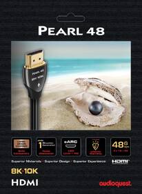 Kabel AUDIOQUEST HDMI 2.1 Pearl 48, 1 m černá barva
