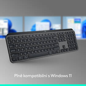 Klávesnice Logitech MX Keys S, CZ/SK layout - grafitová 
