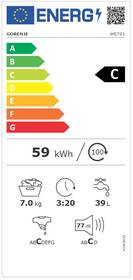 Pračka Gorenje WE723 WaveActive bílá barva
