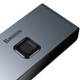 HDMI rozbočovač Baseus Matrix HDMI Splitter 2v1/1v2 šedá barva
