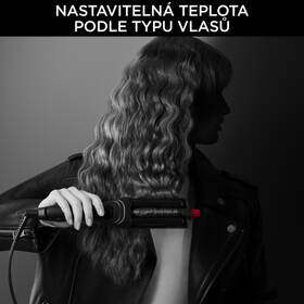 Kulma vlnkovač Rowenta x KARL LAGERFELD Waves Addict CF471LF0 černá barva
