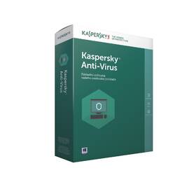Software Kaspersky Anti-Virus 2017 / 1 zařízení na 1 rok + 3 měsíce navíc zdarma 
