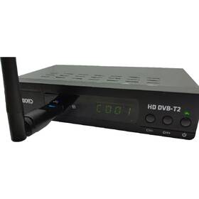Set-top box Maxxo T2 HEVC/H.265 + wifi adaptér černá barva
