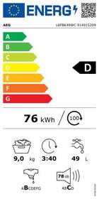 Set výrobků AEG L6FBK49WC + T8DBK68WC 
