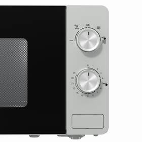 Mikrovlnná trouba Gorenje MO20E1S stříbrná barva
