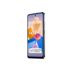 Mobilní telefon Infinix Hot 40i 4 GB / 128 GB černá barva

