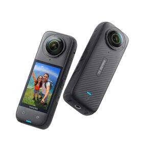 Outdoorová kamera Insta360 X4 černá barva
