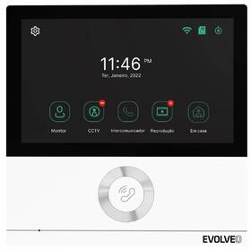 Dveřní videotelefon Evolveo DoorPhone AHD7 bílá barva
