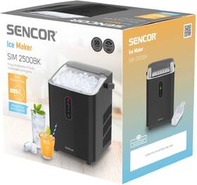 Výrobník ledu Sencor SIM 2500BK černá barva
