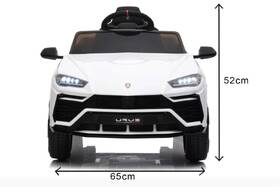 Elektrické autíčko Beneo Lamborghini Urus bílá barva
