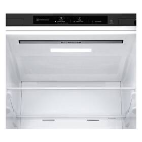 Chladnička s mrazničkou LG GBP62MCNBC černá barva
