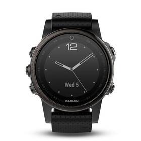 Chytré hodinky Garmin Fenix 5S Sapphire černá barva
