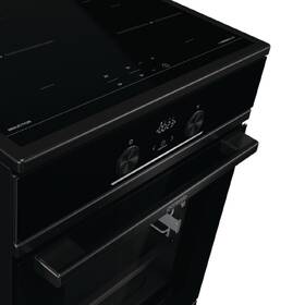 Indukční sporák Gorenje GEIT5C60BPG černá barva
