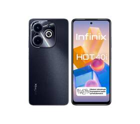 Mobilní telefon Infinix Hot 40i 4 GB / 128 GB černá barva
