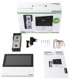 Dveřní videotelefon Evolveo DoorPhone AHD7 bílá barva
