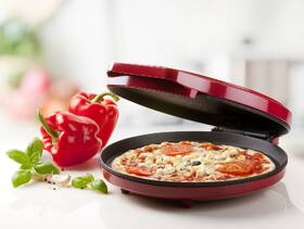 Pec na pizzu Domo DO9177PZ červená barva
