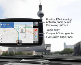 Navigační systém GPS Tomtom GO Camper Tour, 2.gen. černá barva

