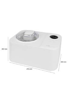 Zmrzlinovač Clatronic ICM 3784 bílá barva

