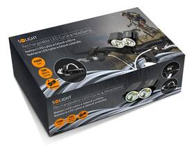 Svítilna Solight XML-T6 2x Cree černá barva
