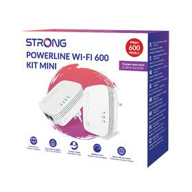Síťový rozvod LAN po 230V Strong Wi-Fi 600 DUO MINI, 2 jednotky 
