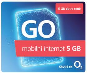 SIM karta O2 GO mobilní internet 
