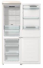 Chladnička s mrazničkou Gorenje ONRK619DC krémová barva
