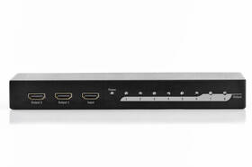 HDMI rozbočovač Digitus 8 port, podpora 4K černá barva
