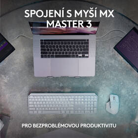 Klávesnice Logitech MX Keys S, CZ/SK layout - grafitová 
