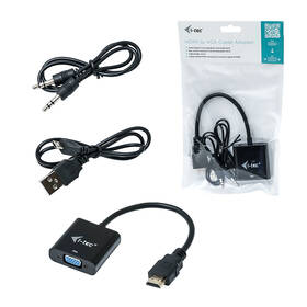 Redukce i-tec HDMI/VGA černá barva
