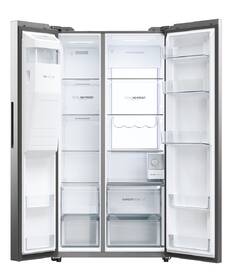 Americká lednice Haier HSW79F18CIMM nerez
