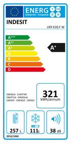 Chladnička s mrazničkou Indesit LR9 S1Q F W bílá barva
