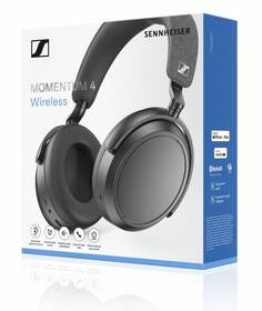 Sluchátka Sennheiser Momentum 4 Wireless černá barva
