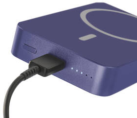 Powerbank EMOS WI 1046, 10 000 mAh, 20 W+Wireless modrá barva
