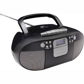 Radiomagnetofon s DAB+/CD Soundmaster SCD7800SW černá barva
