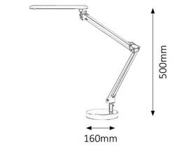 Stolní LED lampička Rabalux Colin 4408 černá barva
