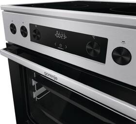 Sklokeramický sporák Gorenje GECS6C70XPA nerez
