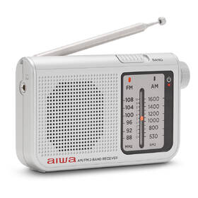 Radiopřijímač AIWA RS-55 stříbrná barva
