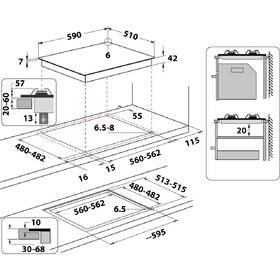 Plynová varná deska Whirlpool GOFL 629/NB1 
